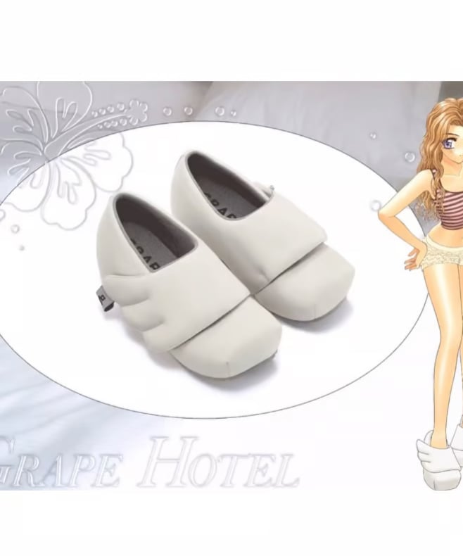 GRAPE Hotel Wings Platform Shoes ホワイトy2k Wings Platform Shoes | GRAPE