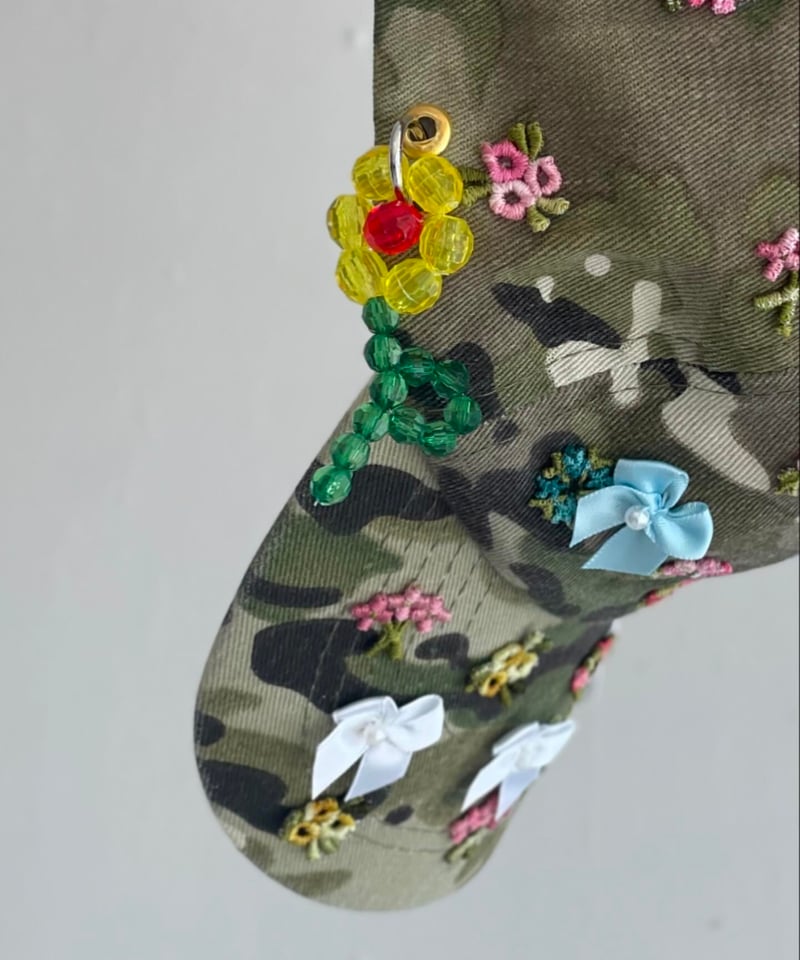 yushokobayashi camo cap | I/O PORT
