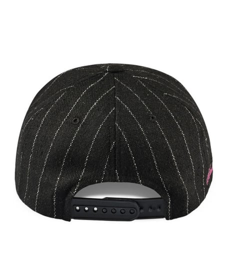 MOMENTEL / K.O. Bear button striped cap (Gray)