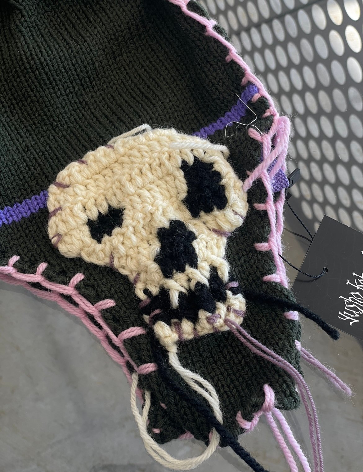 yushokobayashi / Aco knit hat skull | I/O PORT