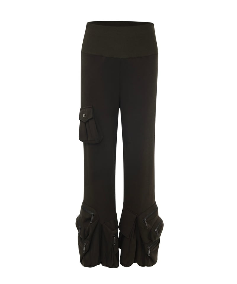 FUGUIHUA / Rebel chocalate- Trouser-BK