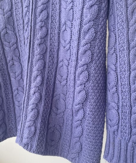 Fullzip aran sweater