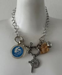 HELAGICA / Flockey bear × french keyring choker