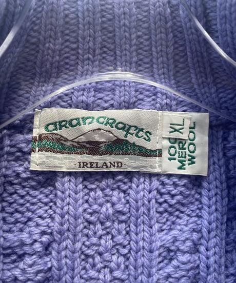 Fullzip aran sweater