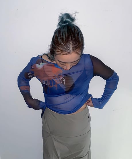 FUGUIHUA Asymetric mesh top