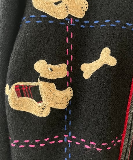Dogs lover knit cardigan