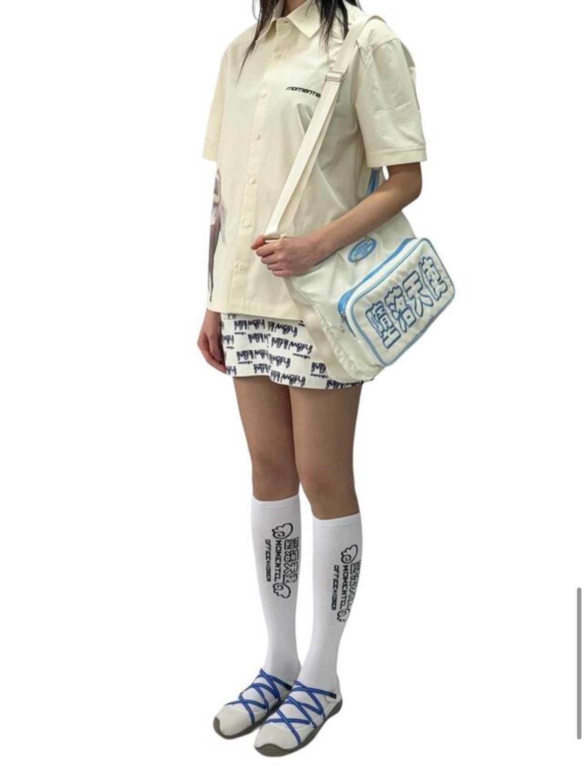 MOMENTEL Angels ivory Shirt | I/O PORT