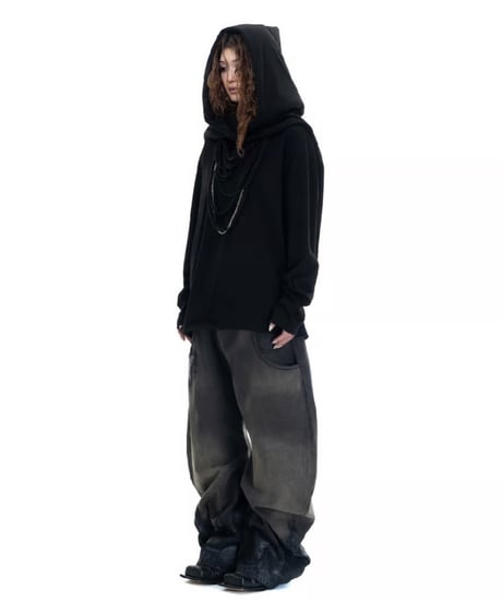 FUGUIHUA / shadow dust- hooded sweatshirt