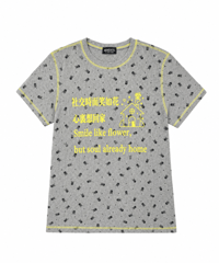 MOMENTEL / Go! Home Skull T-shirt Gray