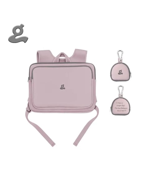 GRAPE / PINK X GRAY LAPTOP BAG