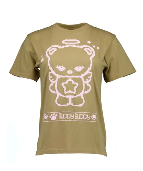 SHALOM / HUG TSHIRT-KHAKI