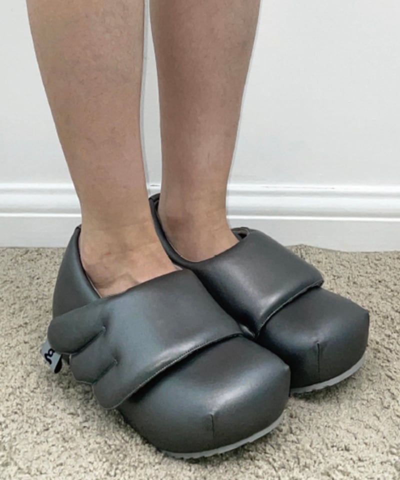 GRAPE / Gray Wing Platform Shoes | I/O PORT