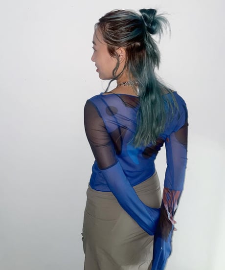 FUGUIHUA Asymetric mesh top