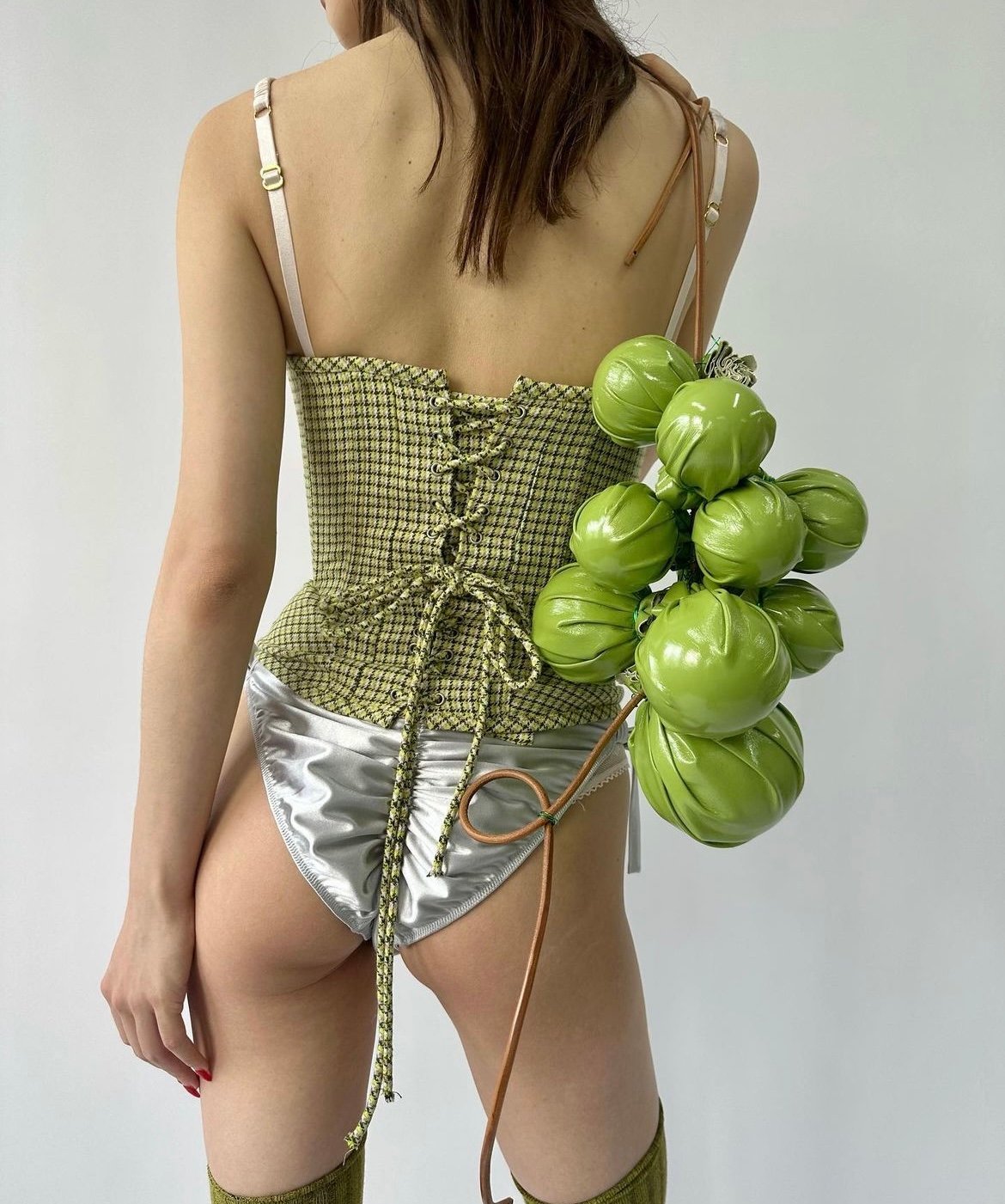 Nφdress X RoomSERVICE888 / Silver bow knots bri