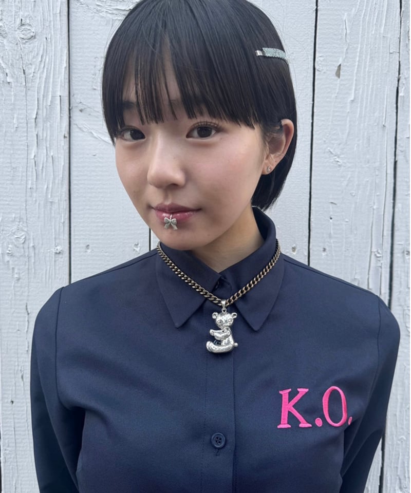 MOMENTEL / Cubic ribbon lip and ear cuff | I/O 