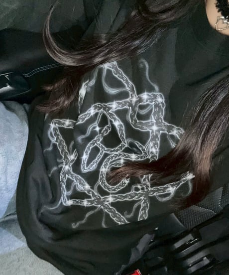 S.F Sukoshi Fushigi / Long T-shirt (Black)
