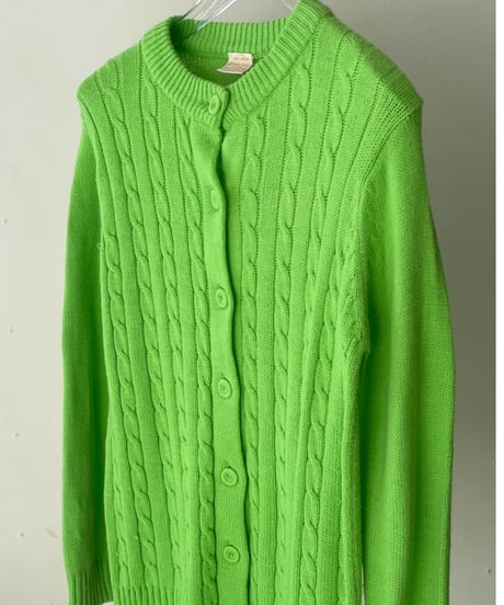 70's vintage  knit cardigan