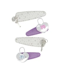 SHALOM / LOVE LOCK HAIR CLIP