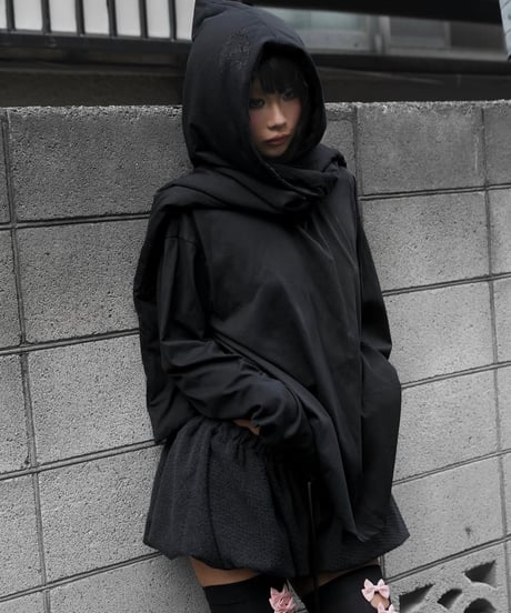FUGUIHUA / shadow dust- hooded sweatshirt