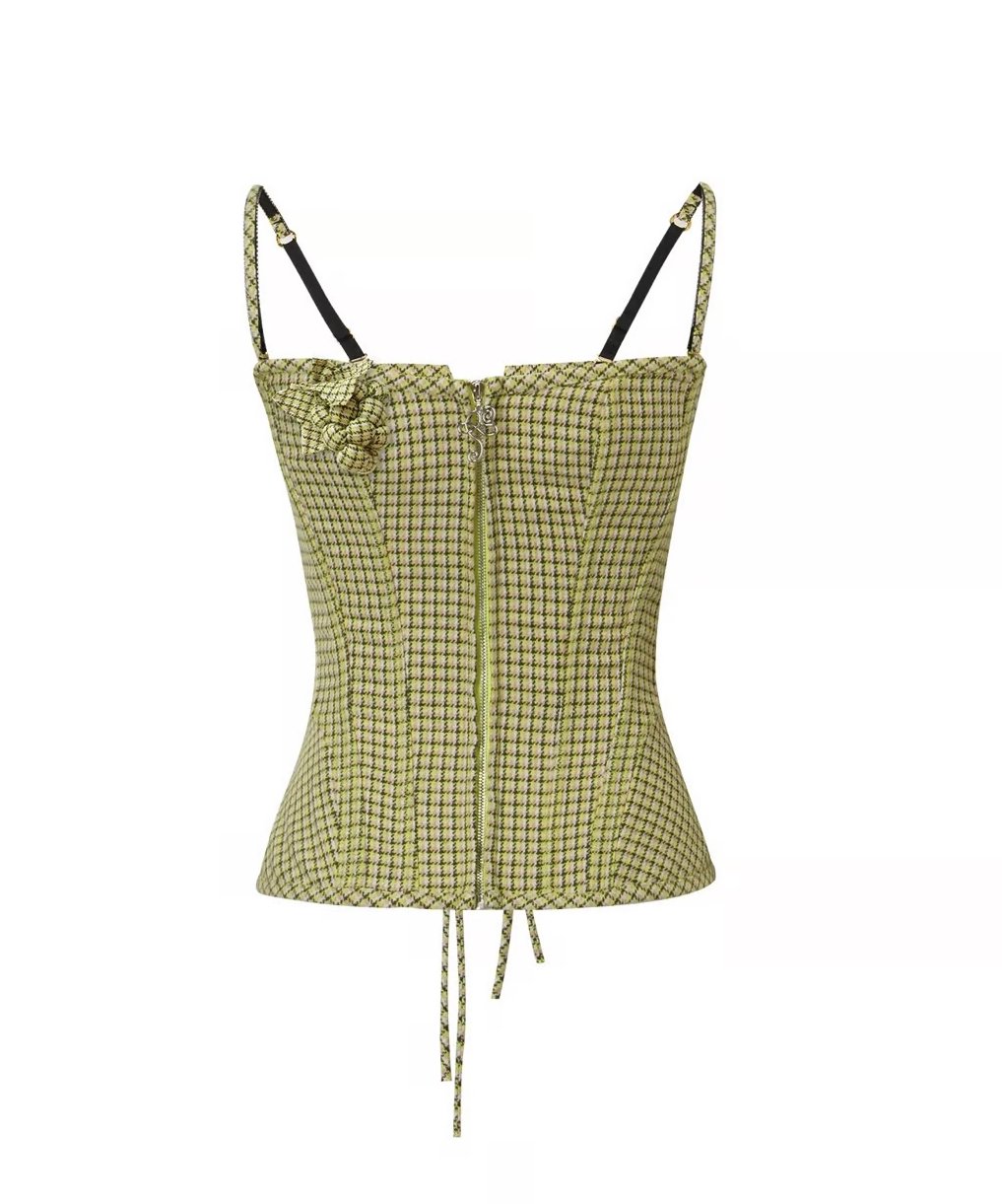 Nφ DRESS X RoomSERVICE888 / Yellow-green Check Nφ DRESS X RoomSERVICE888 / Yellow-green Check