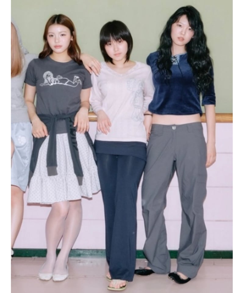 SHALOM / ICECREAM PANTS NAVY | I/O PORT