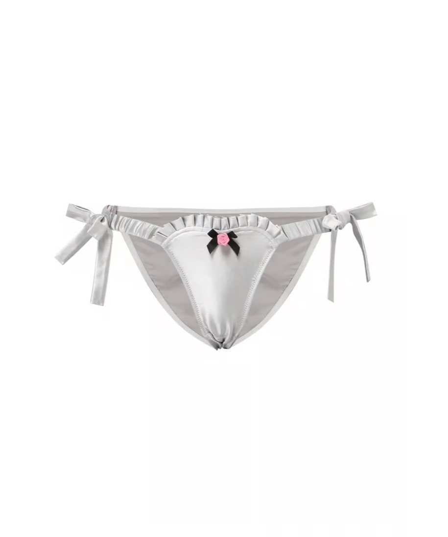 Nφdress X RoomSERVICE888 / Silver bow knots bri