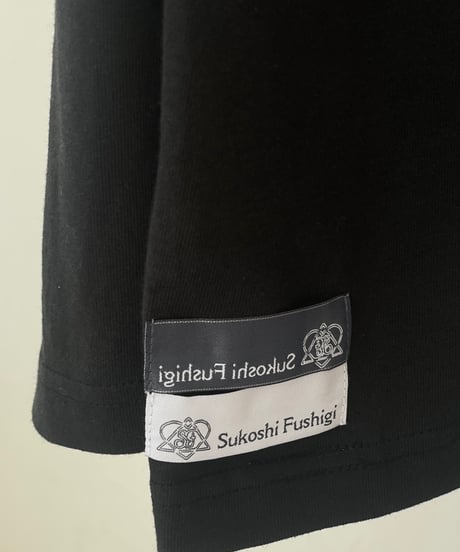 S.F Sukoshi Fushigi / Long T-shirt (Black)