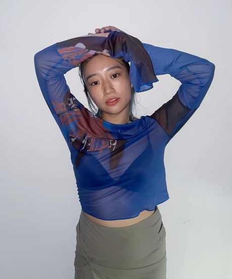 FUGUIHUA Asymetric mesh top