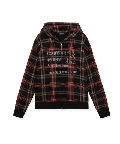 MOMENTEL / Go! Home Check Hoodie