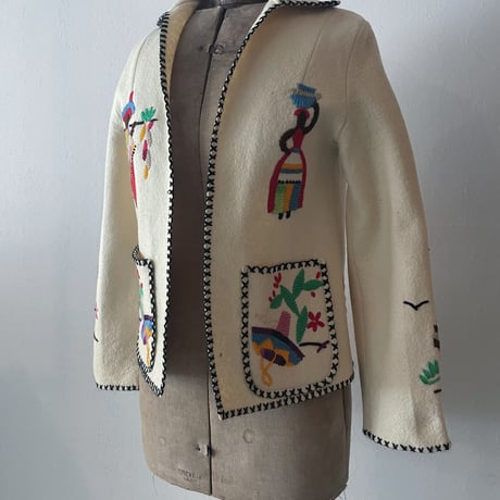 60's mexican wool jacket