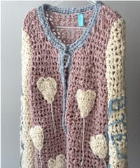 yushokobayashi / Heart heart knit jumper