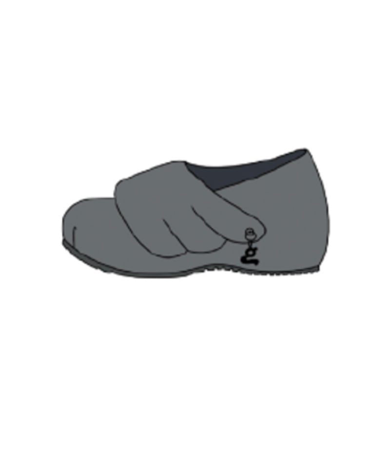 GRAPE / Gray Wing Platform Shoes | I/O PORT