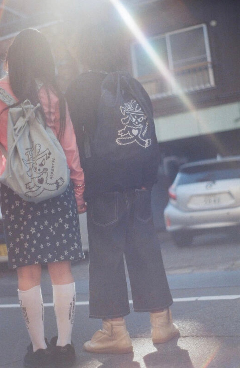 MOMENTEL / Hotfix Love Denim Backpack | I/O PORT
