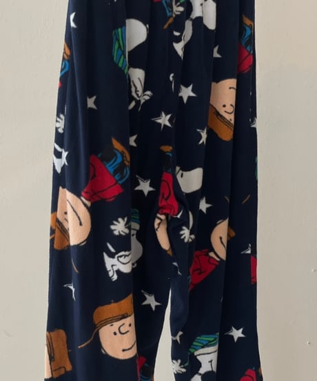 Snoopy print pajama pants