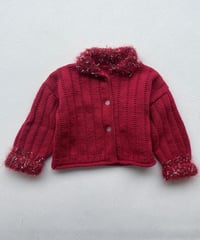 Kids design knit cardigan