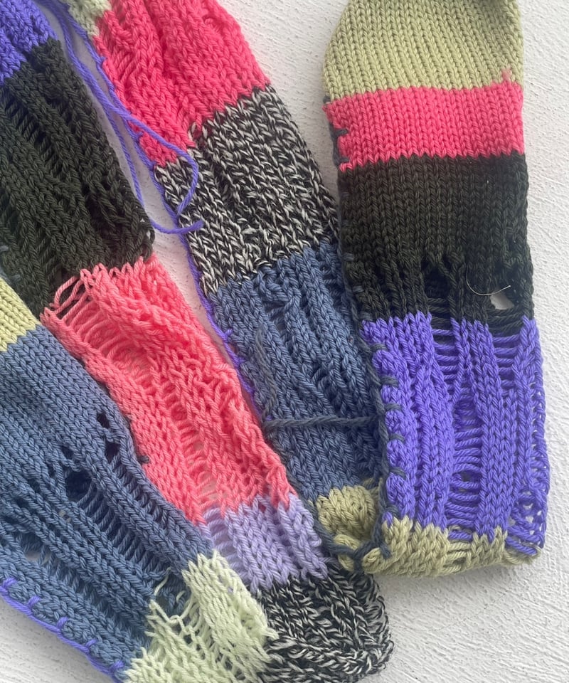 yushokobayashi / Long Knit socks | I/O PORT