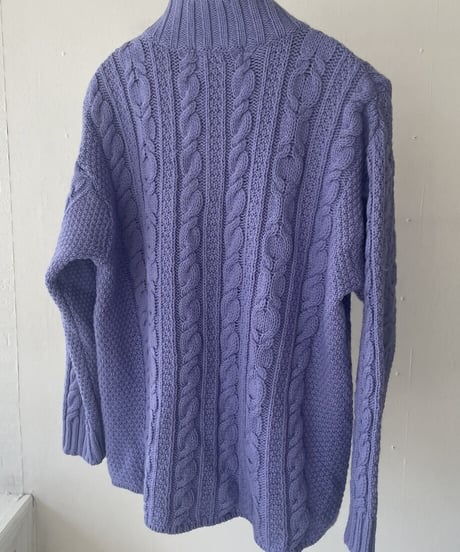 Fullzip aran sweater