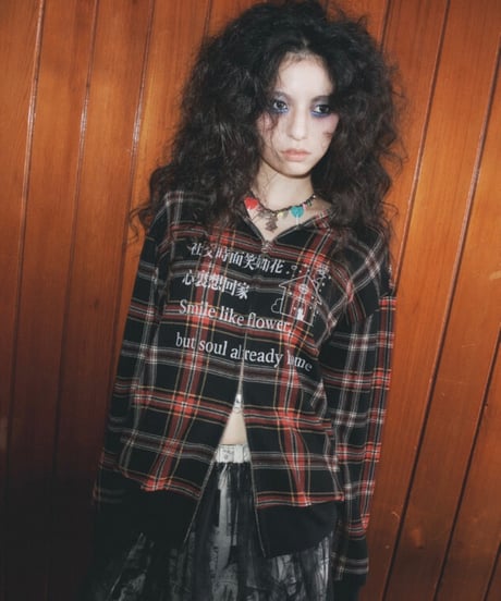 MOMENTEL / Go! Home Check Hoodie