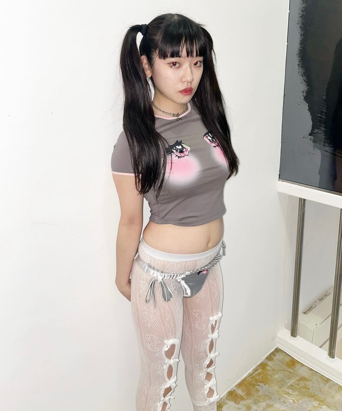 Nφdress X RoomSERVICE888 / Silver bow knots bri