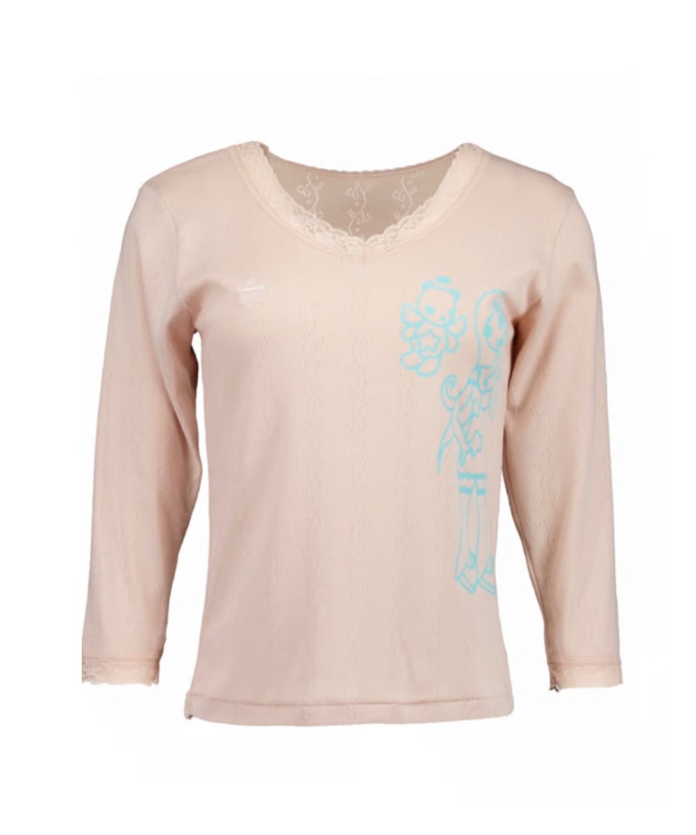 shalom shalomclub LACE TOP Tシャツ (グレー) SHALOM / TELEPATHY LACE TOP PEACH | I/O PORT