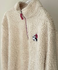 Minnie mouse pullover fleece jacket