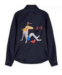 MOMENTEL / boxing K.O black shirt
