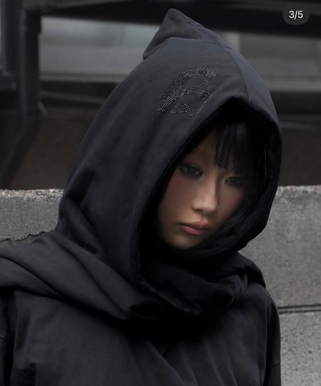 FUGUIHUA / shadow dust- hooded sweatshirt