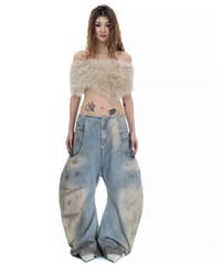 FUGUIHUA / Wreck juice -Denim Trouser-