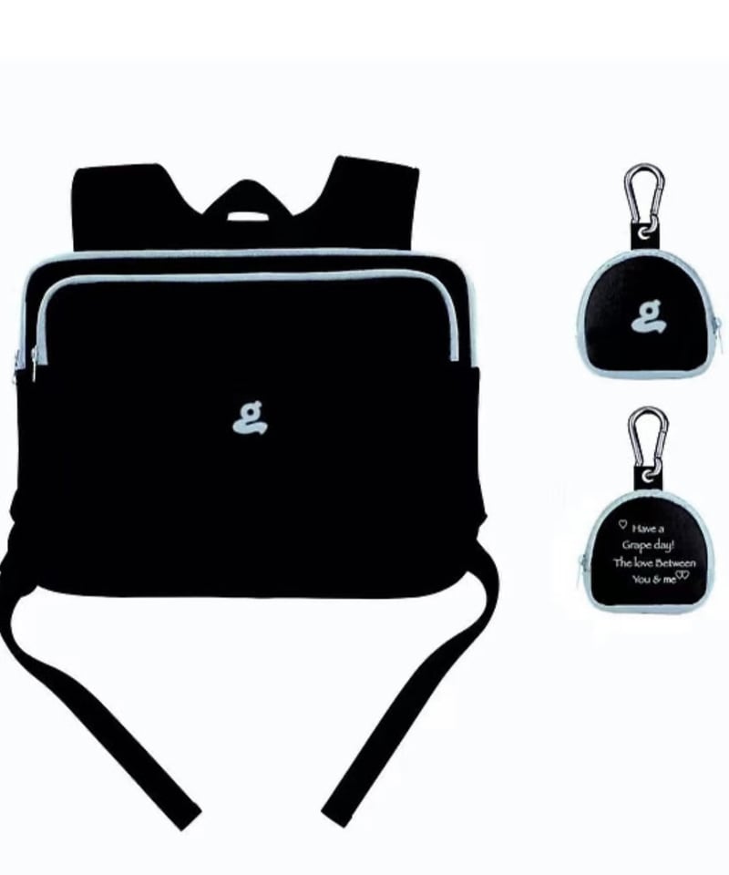 grape laptop bag リュック GRAPE / Laptop Bag (Black x Light Blue) | I/O PORT