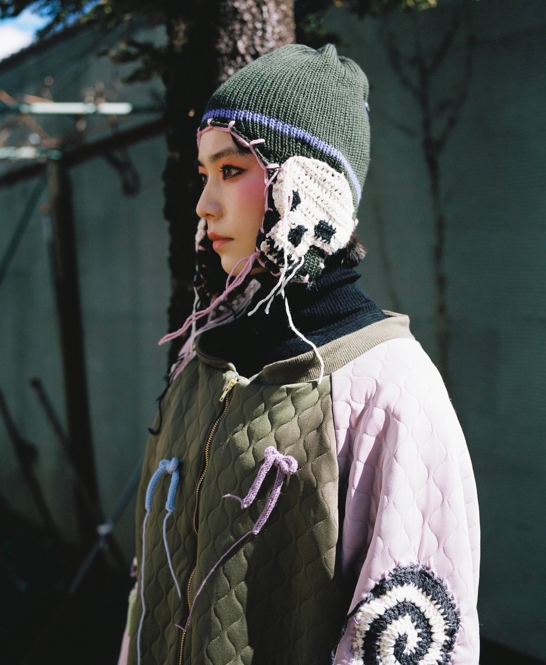 yushokobayashi / Aco knit hat skull | I/O PORT