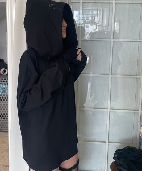 FUGUIHUA / shadow dust- hooded sweatshirt