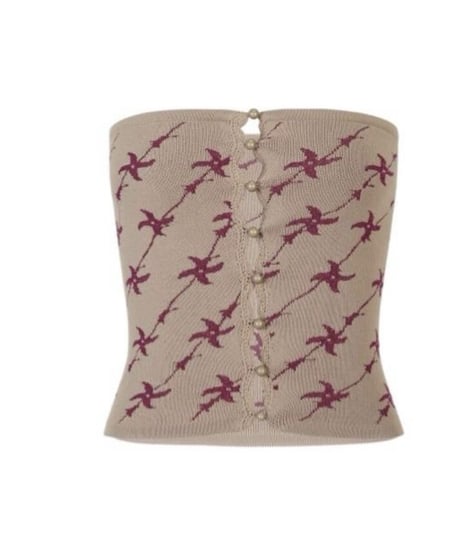 NO  DRESS Hidden Weapon knit tube top