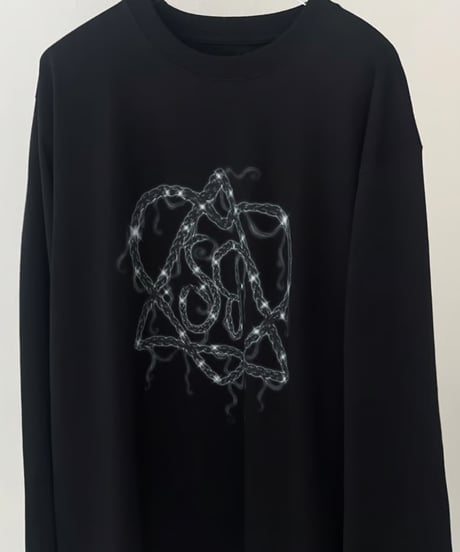 S.F Sukoshi Fushigi / Long T-shirt (Black)