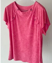 Pile fabric design tops